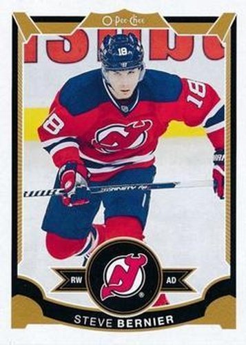 #140 Steve Bernier - New Jersey Devils - 2015-16 O-Pee-Chee Hockey