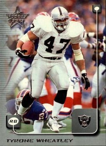 #140 Tyrone Wheatley - Oakland Raiders - 1999 Leaf Rookies & Stars Football