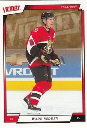 #140 Wade Redden - Ottawa Senators - 2006-07 Upper Deck Victory Hockey