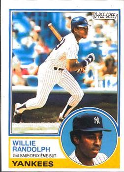 #140 Willie Randolph - New York Yankees - 1983 O-Pee-Chee Baseball