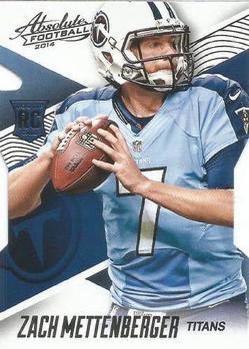 #140 Zach Mettenberger - Tennessee Titans - 2014 Panini Absolute - Retail Football