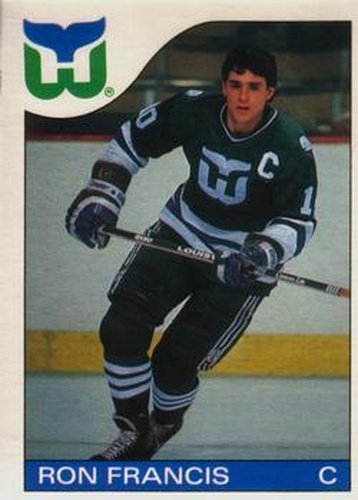 #140 Ron Francis - Hartford Whalers - 1985-86 O-Pee-Chee Hockey