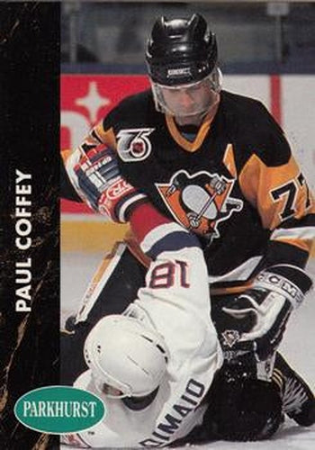 #140 Paul Coffey - Pittsburgh Penguins - 1991-92 Parkhurst Hockey