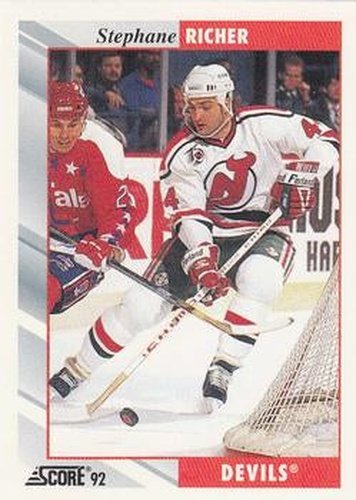 #140 Stephane Richer - New Jersey Devils - 1992-93 Score USA Hockey