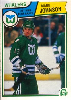 #140 Mark Johnson - Hartford Whalers - 1983-84 O-Pee-Chee Hockey