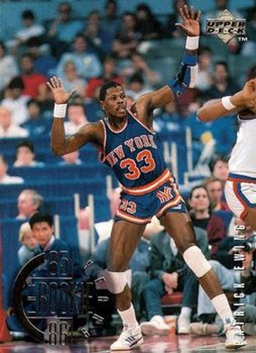 #140 Patrick Ewing - New York Knicks - 1995-96 Upper Deck Basketball
