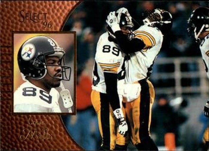 #140 Ernie Mills - Pittsburgh Steelers - 1996 Select Football