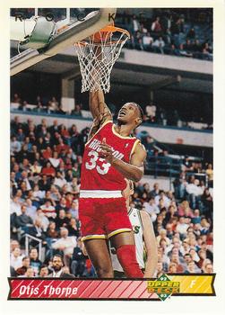#140 Otis Thorpe - Houston Rockets - 1992-93 Upper Deck Basketball