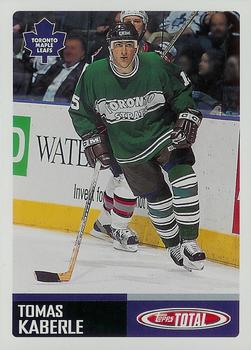 #140 Tomas Kaberle - Toronto Maple Leafs - 2002-03 Topps Total Hockey