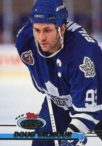 #140 Doug Gilmour - Toronto Maple Leafs - 1993-94 Stadium Club Hockey