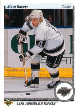 #140 Steve Kasper - Los Angeles Kings - 1990-91 Upper Deck Hockey