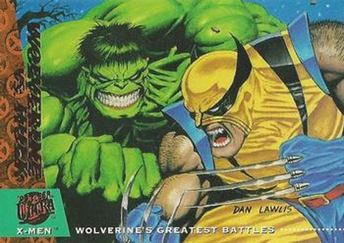#140 Wolverine vs. Hulk - 1994 Ultra X-Men