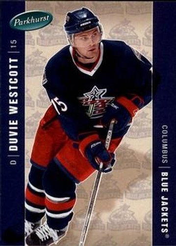 #140 Duvie Westcott - Columbus Blue Jackets - 2005-06 Parkhurst Hockey