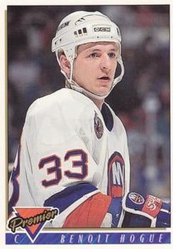 #140 Benoit Hogue - New York Islanders - 1993-94 Topps Premier Hockey