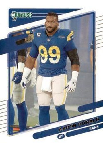 #140b Aaron Donald - Los Angeles Rams - 2021 Donruss Football