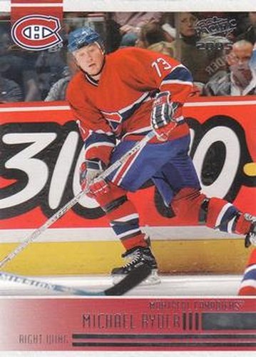 #141 Michael Ryder - Montreal Canadiens - 2004-05 Pacific Hockey