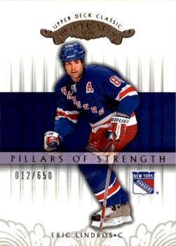 #141 Eric Lindros - New York Rangers - 2003-04 Upper Deck Classic Portraits Hockey