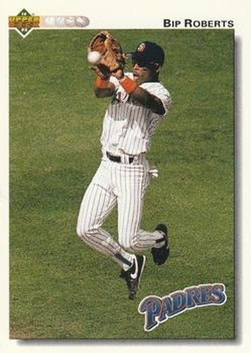 #141 Bip Roberts - San Diego Padres - 1992 Upper Deck Baseball