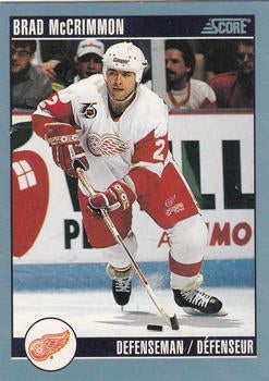 #141 Brad McCrimmon - Detroit Red Wings - 1992-93 Score Canadian Hockey