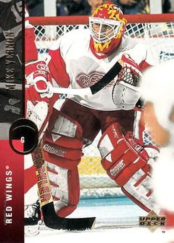 #141 Mike Vernon - Detroit Red Wings - 1994-95 Upper Deck Hockey