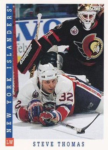 #141 Steve Thomas - New York Islanders - 1993-94 Score Canadian Hockey