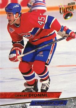 #141 Gilbert Dionne - Montreal Canadiens - 1993-94 Ultra Hockey