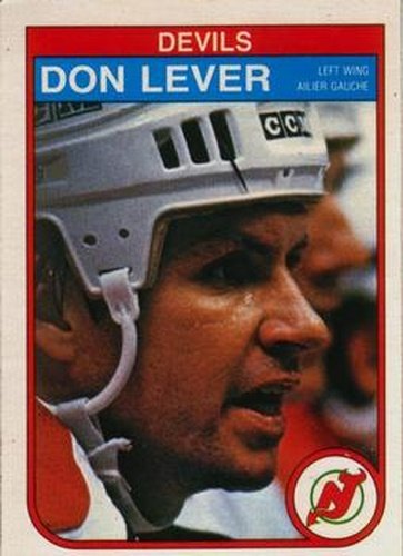 #141 Don Lever - New Jersey Devils - 1982-83 O-Pee-Chee Hockey