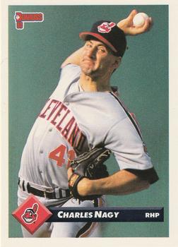 #141 Charles Nagy - Cleveland Indians - 1993 Donruss Baseball