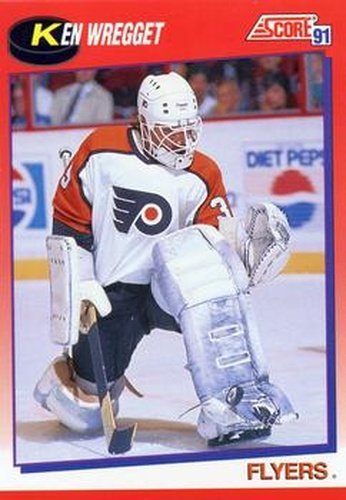 #141 Ken Wregget - Philadelphia Flyers - 1991-92 Score Canadian Bilingual Hockey