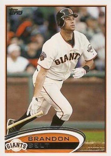 #141 Brandon Belt - San Francisco Giants - 2012 Topps Baseball