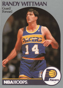 #141 Randy Wittman - Indiana Pacers - 1990-91 Hoops Basketball