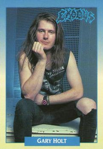 #141 Gary Holt - 1991 Brockum Rock Cards