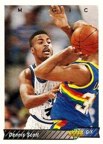 #141 Dennis Scott - Orlando Magic - 1992-93 Upper Deck Basketball