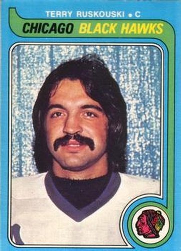 #141 Terry Ruskowski - Chicago Blackhawks - 1979-80 O-Pee-Chee Hockey