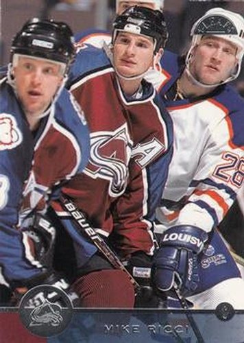 #141 Mike Ricci - Colorado Avalanche - 1996-97 Leaf Hockey