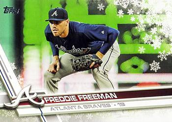 #HMW141 Freddie Freeman - Atlanta Braves - 2017 Topps Holiday Baseball