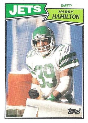 #141 Harry Hamilton - New York Jets - 1987 Topps Football