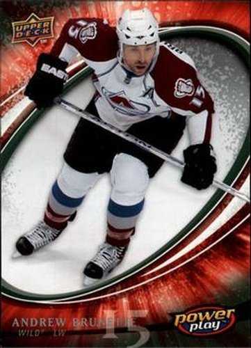 #141 Andrew Brunette - Minnesota Wild - 2008-09 Upper Deck Power Play Box Set Hockey