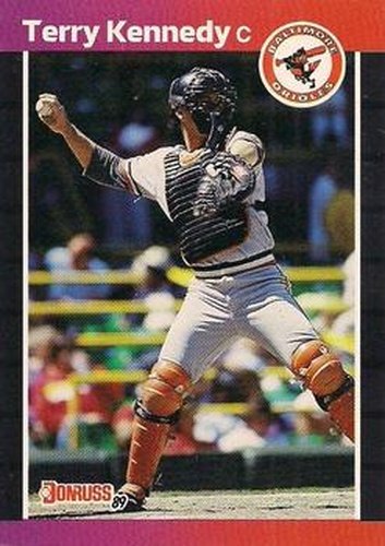 #141 Terry Kennedy - Baltimore Orioles - 1989 Donruss Baseball