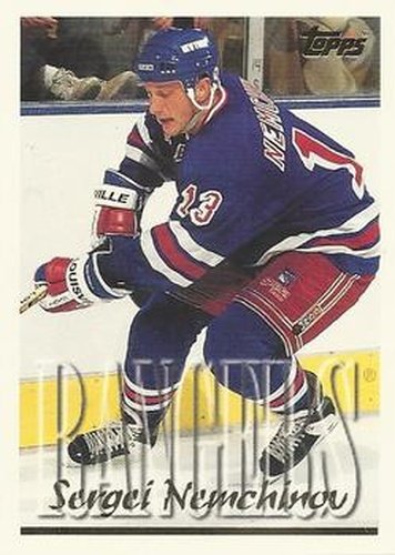 #141 Sergei Nemchinov - New York Rangers - 1995-96 Topps Hockey