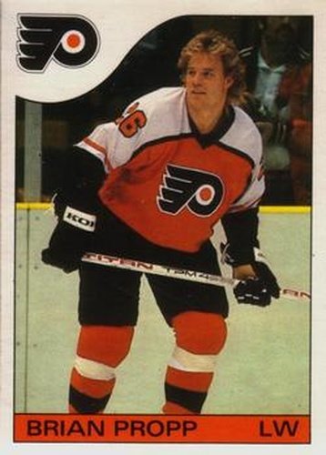 #141 Brian Propp - Philadelphia Flyers - 1985-86 O-Pee-Chee Hockey