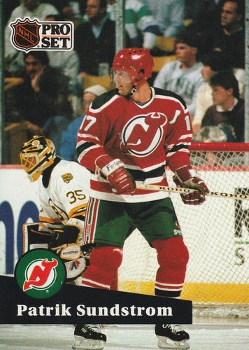 #141 Patrik Sundstrom - 1991-92 Pro Set Hockey