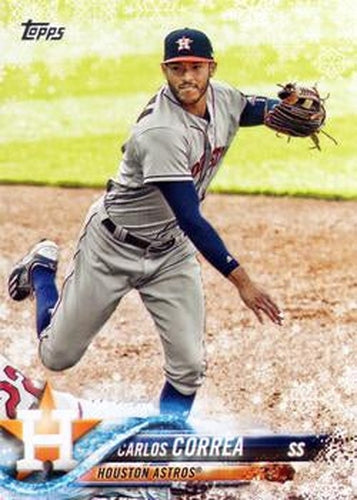 #HMW141 Carlos Correa - Houston Astros - 2018 Topps Holiday Baseball
