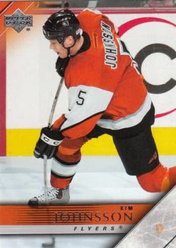 #141 Kim Johnsson - Philadelphia Flyers - 2005-06 Upper Deck Hockey