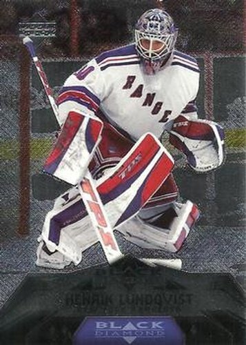 #141 Henrik Lundqvist - New York Rangers - 2007-08 Upper Deck Black Diamond Hockey