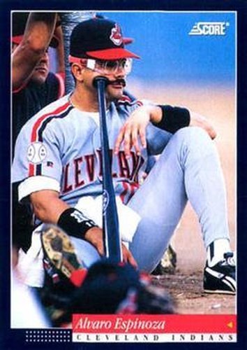 #141 Alvaro Espinoza - Cleveland Indians -1994 Score Baseball