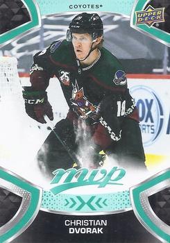 #141 Christian Dvorak - Arizona Coyotes - 2021-22 Upper Deck MVP Hockey