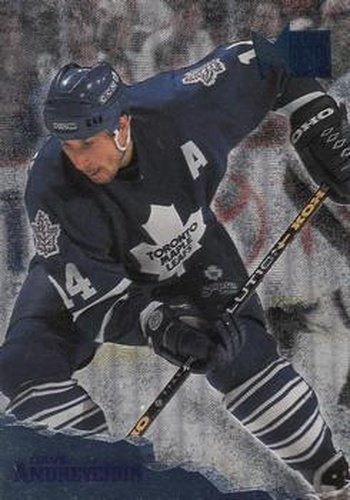 #141 Dave Andreychuk - Toronto Maple Leafs - 1995-96 Metal Hockey