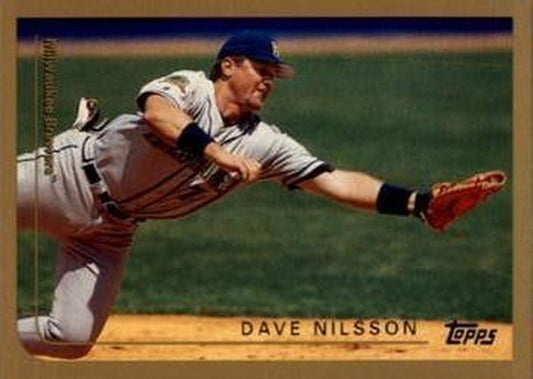 #141 Dave Nilsson - Milwaukee Brewers - 1999 Topps Baseball
