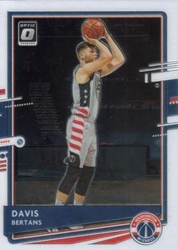 #141 Davis Bertans - Washington Wizards - 2020-21 Donruss Optic Basketball